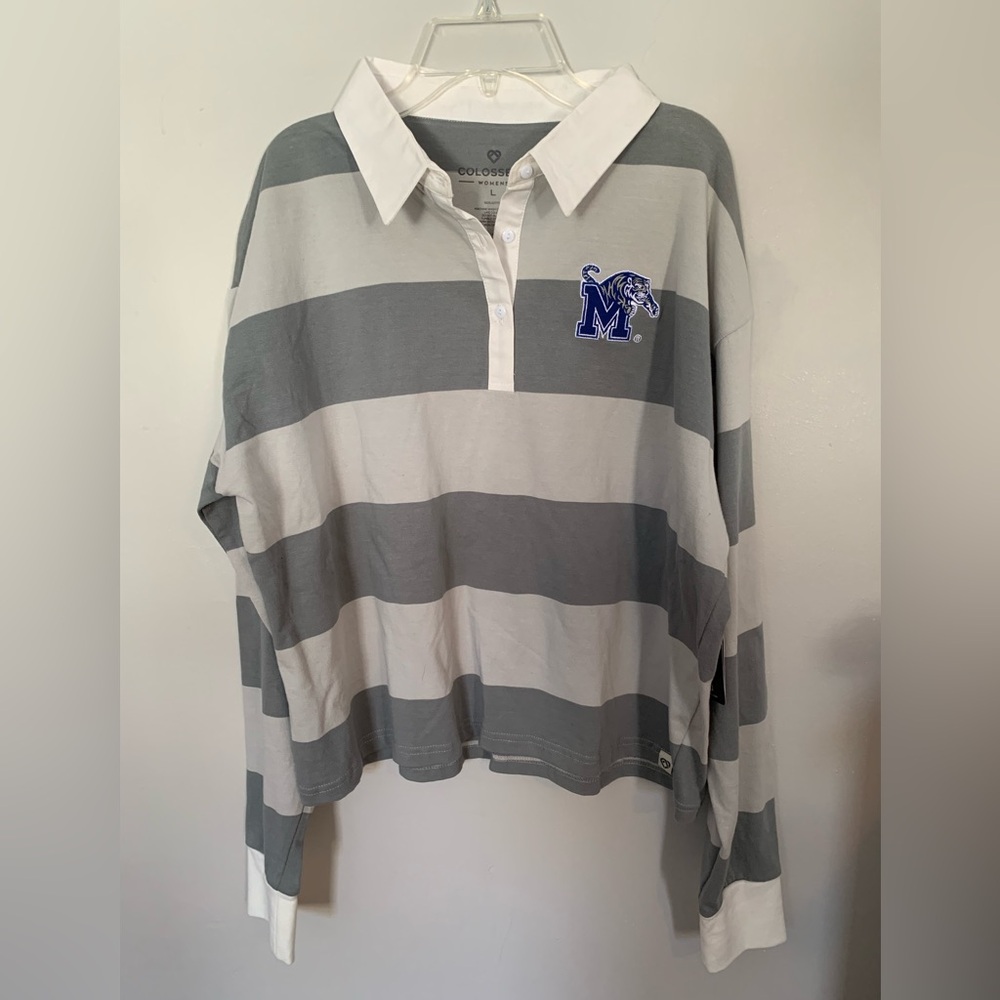 Colosseum Athletics Women's World Peace Rugby
Memphis Tigers, NWT size Large
